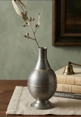 Vaso de estanho - Vintage