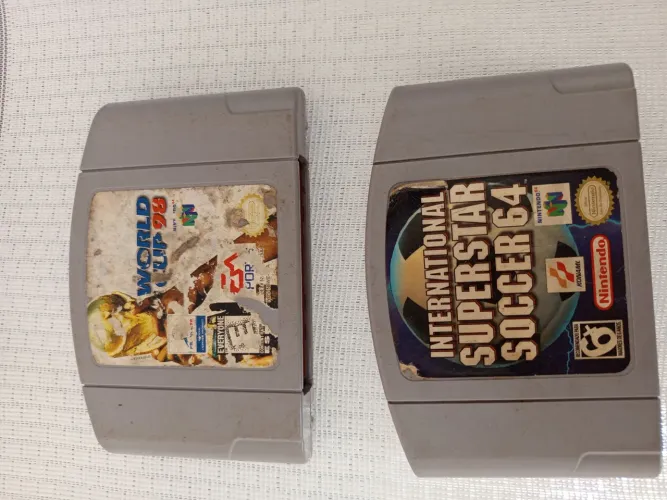 Fitas futebol Nintendo 64