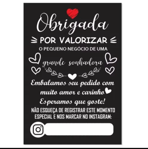Cartão Personalizado<br>