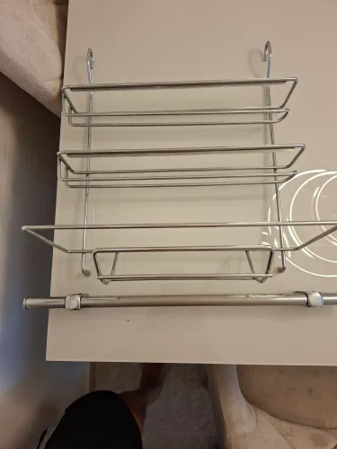 Porta Papel Triplo de Aco Inox para Cozinha