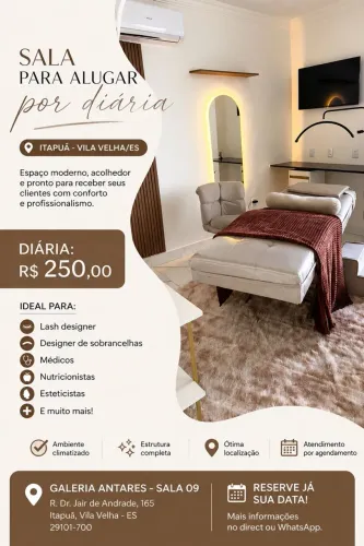 Alugo sala com móveis ou não