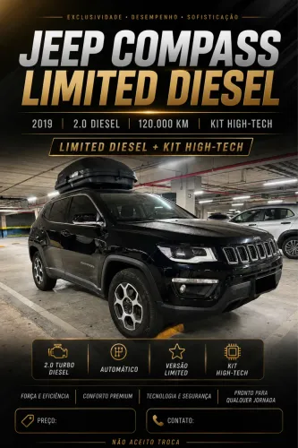 Jeep Compass Limited 2.0 4X4 Diesel 16V Aut. 2019