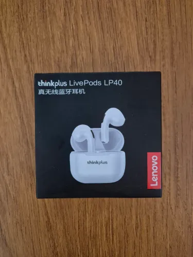 Fone sem fio Lenovo LivePods LP40