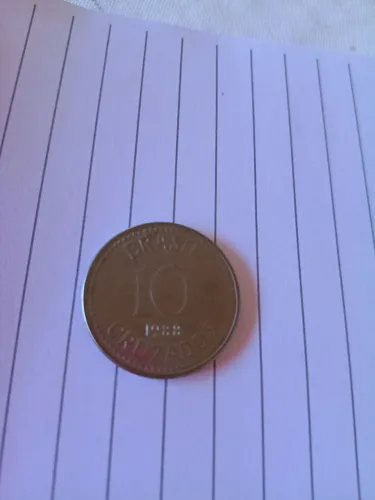 Moedas antigas para colecionador 10 cruzados