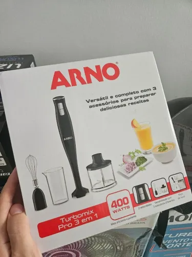 Mixer Arno TurboMix Pro 400W MX31, 3 em 1 220V