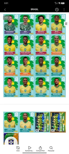 Figurinhas da copa pra completar o álbum rapido, preço bom 