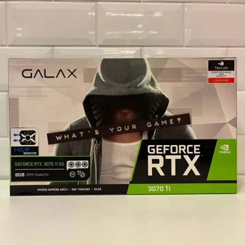 Placa de Vídeo Galax GeForce RTX 3070 Ti SG (1-CLICK OC) - 8GB - GDDR6X - DLSS - Ray Traci