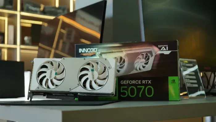 RTX 5070 12GB INNO3D TWIN X2 OC White- 21x no cartão- Loja Física!