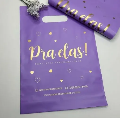 Sacolas personalizadas com a logomarca