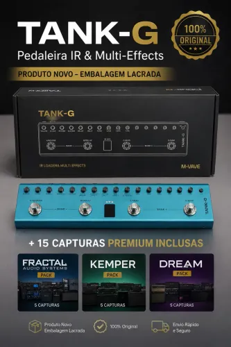 Pedaleira Tank G + Capturas Fractal + Kemper + Dream