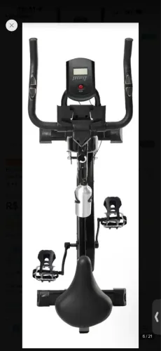 Bicicleta Spinning Com Roda De Inércia De 13kg Wct Fitness Cor Preto