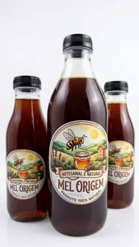 Mel de abelha puro e artesanal 1,4kg (1litro)
