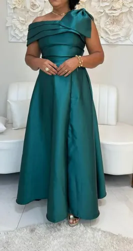 Vestido verde esmeralda 