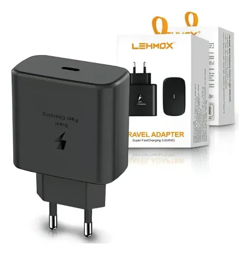 FONTE TOMADA TURBO TYPE-C PD 45W LEHMOX.