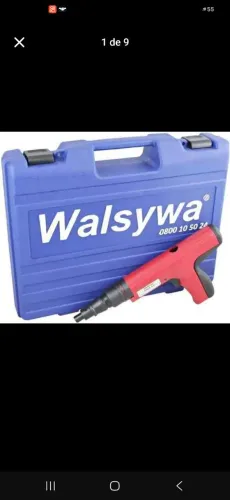 Pistola Fixação À Pólvora Walsywa Ferramenta Pra-10