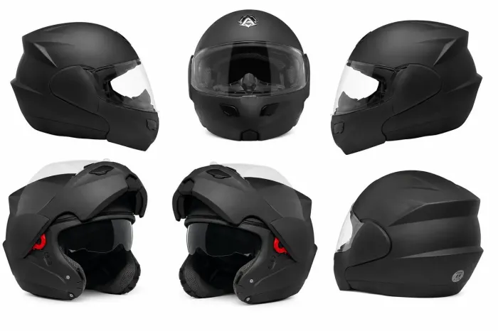 Capacete Escamoteável Pro Tork Attack Elite Preto Fosco 58 Novo Sem Uso