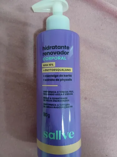 Hidratante renovador corporal Sallve