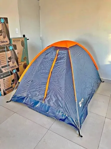 Barraca de Camping Nautika Panda Iglu 3 Pessoas Azul Nova Faço entrega