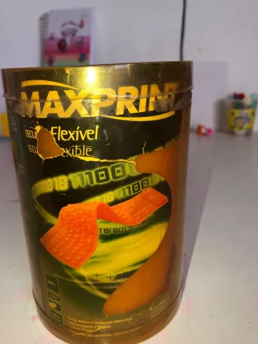 Teclado USB Flexível MaxPrint( cor: Laranja)