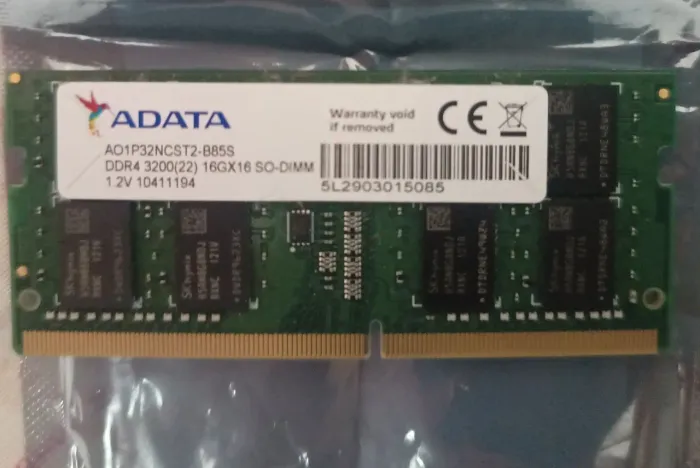 Memória RAM 16GB DDR4 3200 ADATA notebook USADA