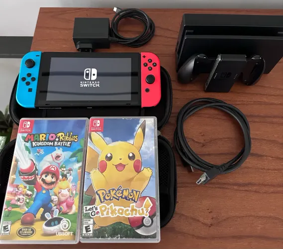 Nintendo Switch + 2 jogos.
