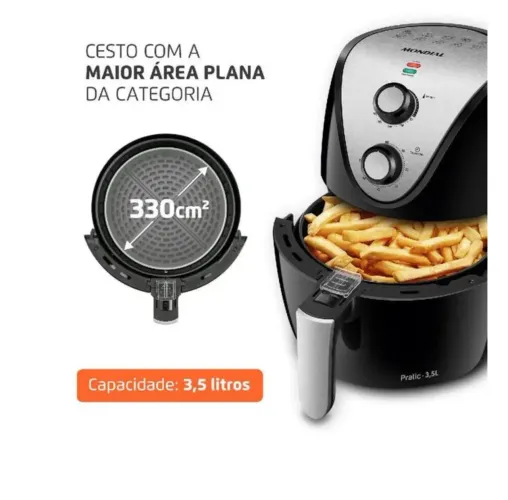 Airfryer Mondial Family 4L 1500W (Mostruário) - Leia o Anúncio