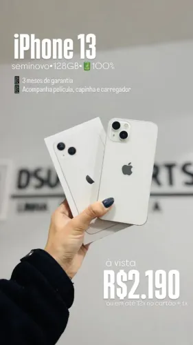iPhone 13 (128gb) Branco - Seminovo
