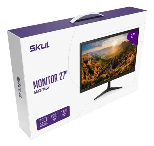 Monitor Skul 27 Polegadas Office Led 5ms Hdmi Vga - Sm27msy - Loja Coimbra Computadores