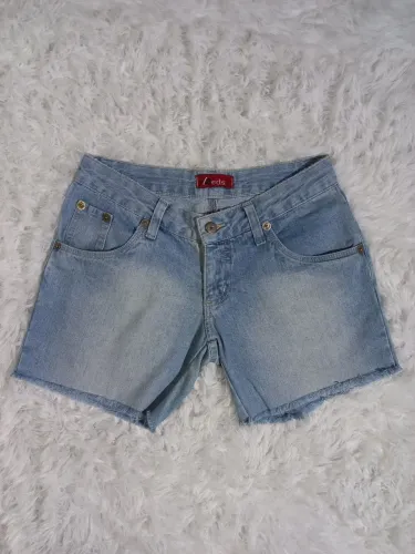 Short Jeans Claro Feminino Tamanho 40