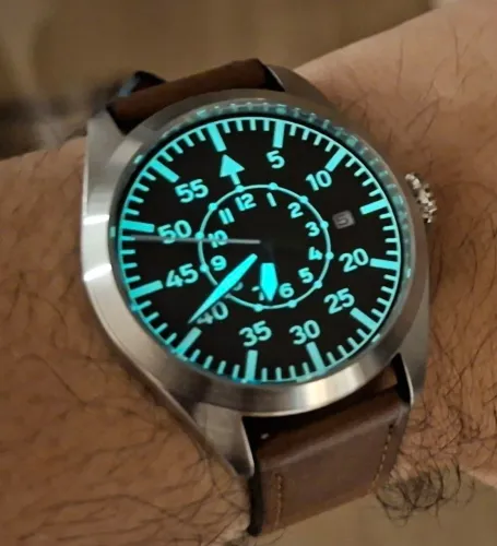RELÓGIO KIVO FLIEGER AUTOMÁTICO - MOVIMENTO 8215