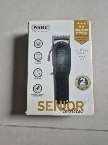 Kit Máquinas Profissionais de Barbearia: Wahl Senior Cordless + Andis Slimline Pro Li
