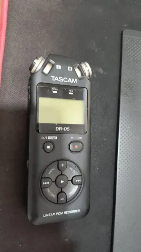 Gravador Digital Portátil Tascam DR-05 - Funcionando Tudo Perfeitamente