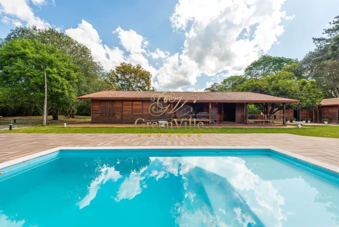 Campo Largo 30km Parque Barigui, 29.000m², casa madeira de lei, piscina, à venda, Miquelet