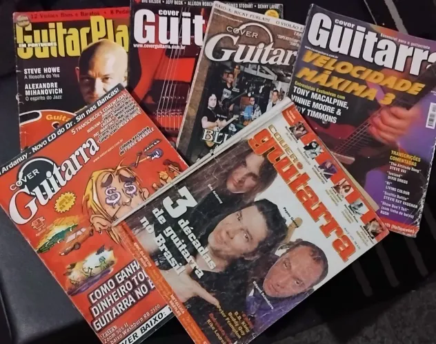 REVISTAS GUITARRA (kit c/ 6 unidades)