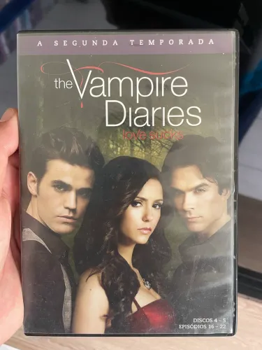 DVDs série the vampire diaries disco 4 e 5 apenas