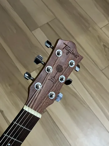 Violão TAGIMA BABY Mahogany. Cordas Aço NOVAS. FISHMAN. Bem Regulado. Aceito CARTÃO