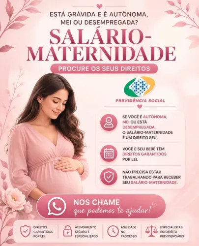 Salário maternidade para desempregadas e autônomas