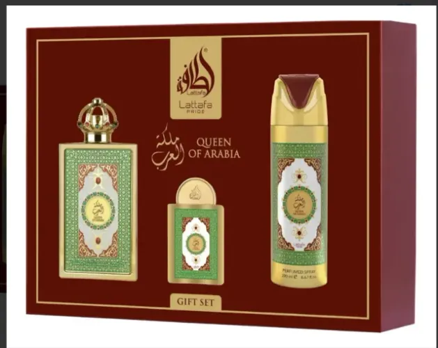 Perfume Queen of Arabia da Lattafa - Kit