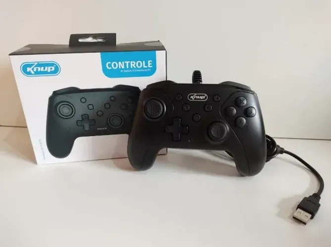 Controle N-switch/ Ps3/ Android e Pc Kp-cn700 - Knup *ENTREGA GRÁTIS*