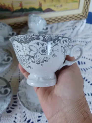 Xícaras de chá porcelana Schmidt 