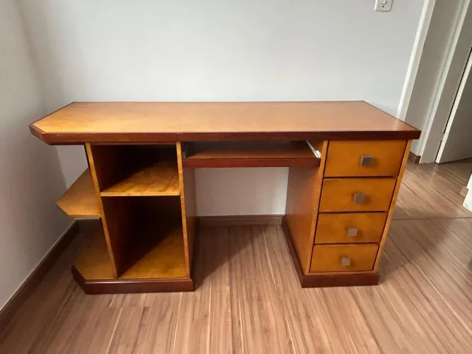 Escrivaninha / mesa de escritório madeira maciça