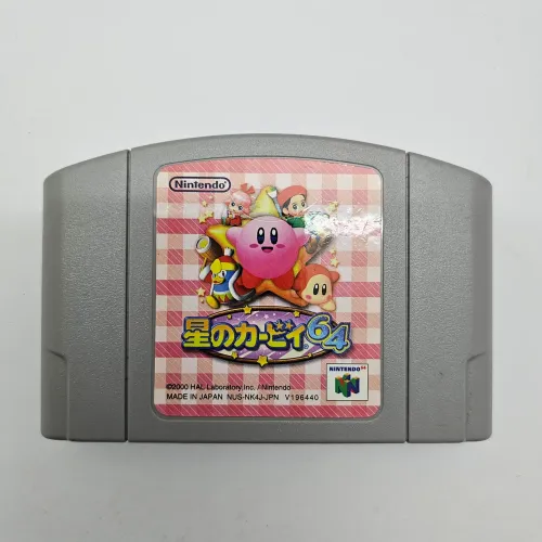 Hoshi no Kirby (Kirby 64: The Crystal Shards)Nintendo 64 original Japonês em ótimo estado