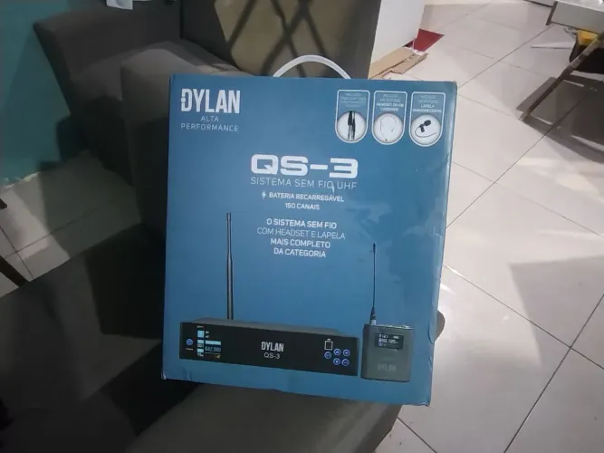 Sistema Sem Fio UHF Dylan QS-3