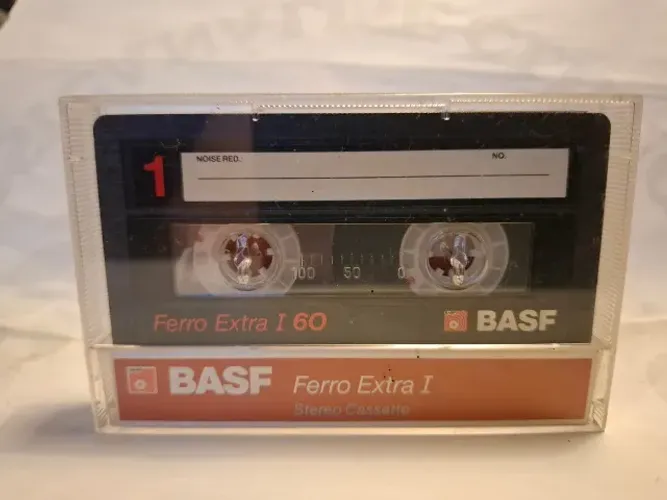 Basf 60 Extra I - Lote com cinco fitas cassete usadas
