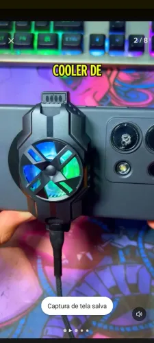 Cooler para celular. Para resfriar o celular na hora do jogo