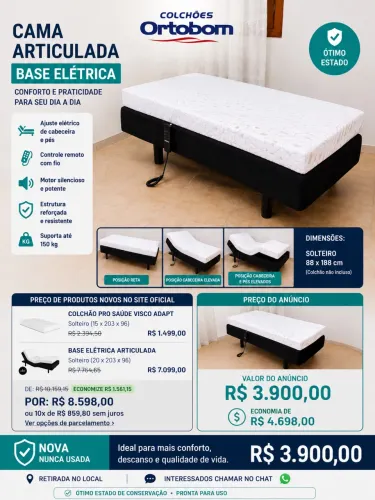Cama Articulada ortobom 