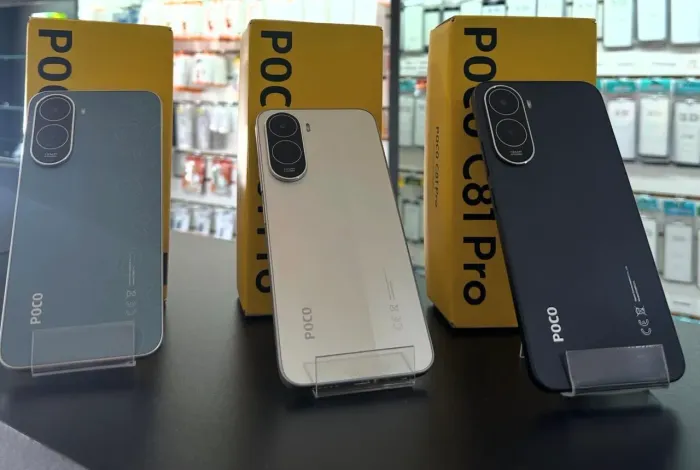 Pocophone C81 Pro ( 4G ) 256GB + 4GB RAM Global (R$999,00) Preto e Dourado