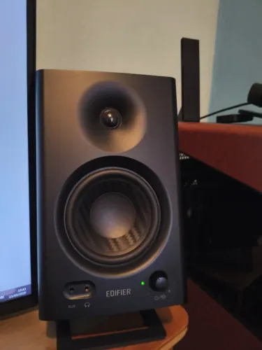 KIt Audio Profissional ( Monitor de Audio MR4 + Suportes + DAC Fosi K5 Pro)