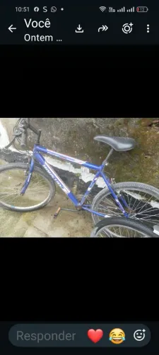 Bicicleta com marcha