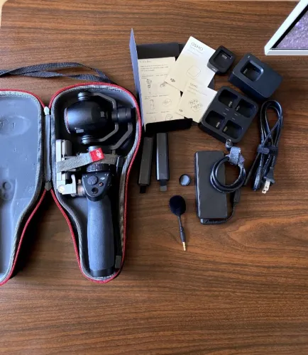 DJI OSMO+ ZOOM | com 2 baterias e carregador para 4 baterias ORIGINAL